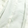 色無地 一つ紋付き 正絹 花柄 袷仕立て 身丈159.5cm 裄丈68cm リサイクル着物 着物 お茶会 シンプル 菊 緑・うぐいす色_画像21