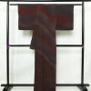 付け下げ 縮緬 正絹 幾何学柄・抽象柄 袷仕立て 身丈166.5cm 裄丈67.5cm リサイクル着物 着物 ぼかし フォーマル モダン オリエンタル 紫・藤色_画像2