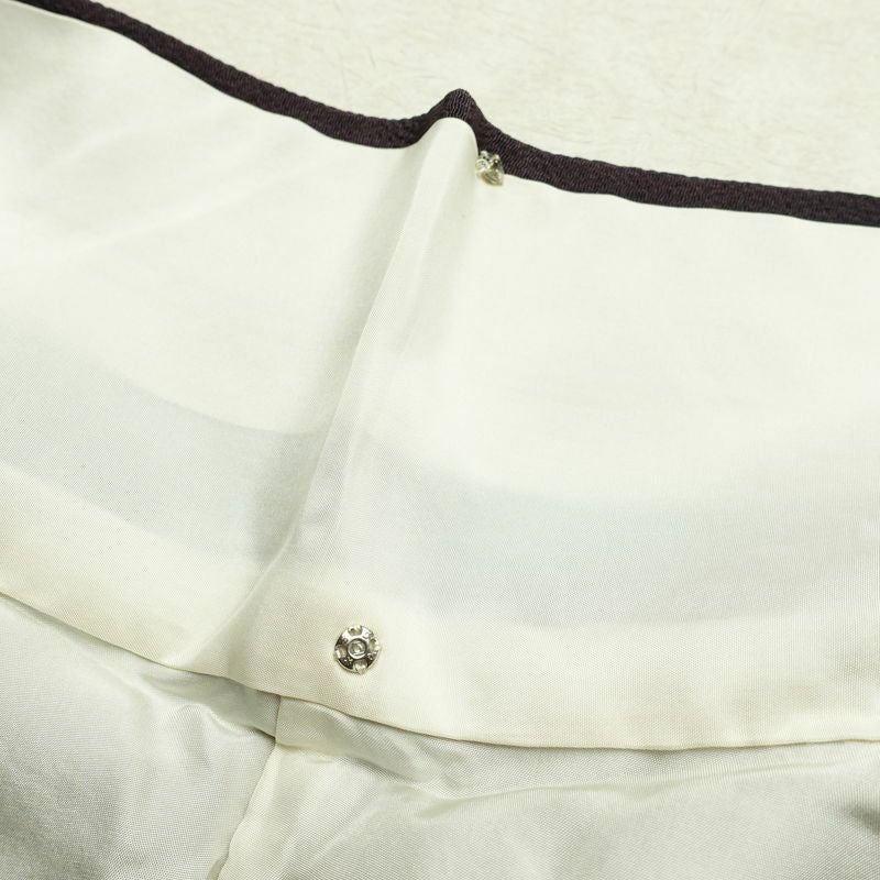 付け下げ 縮緬 正絹 幾何学柄・抽象柄 袷仕立て 身丈166.5cm 裄丈67.5cm リサイクル着物 着物 ぼかし フォーマル モダン オリエンタル 紫・藤色_画像17