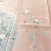 訪問着 縮緬 トールサイズ 正絹 花柄 袷仕立て 身丈170.5cm 裄丈67cm リサイクル着物 着物 作家物 共八掛 入学式 卒業式 結婚式 七五三 お宮参り フォーマル 菊 くすみピンク ピンク_画像6