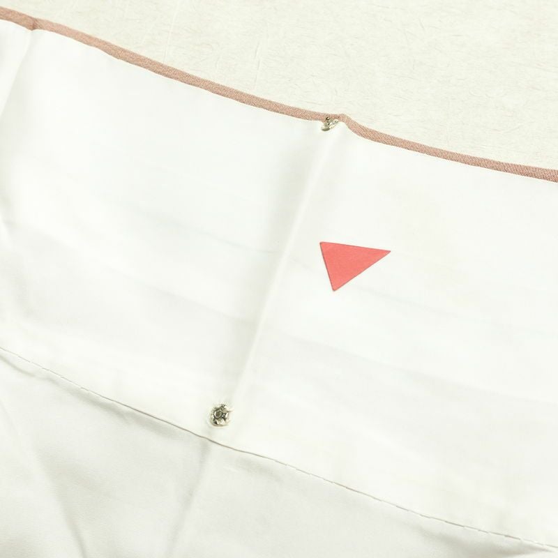 訪問着 縮緬 トールサイズ 正絹 花柄 袷仕立て 身丈170.5cm 裄丈67cm リサイクル着物 着物 作家物 共八掛 入学式 卒業式 結婚式 七五三 お宮参り フォーマル 菊 くすみピンク ピンク_画像19