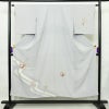 付け下げ 縮緬 正絹 古典柄 袷仕立て 身丈149cm 裄丈63cm リサイクル着物 着物 入学式 卒業式 七五三 お宮参り フォーマル シンプル 上品 グレー_画像1