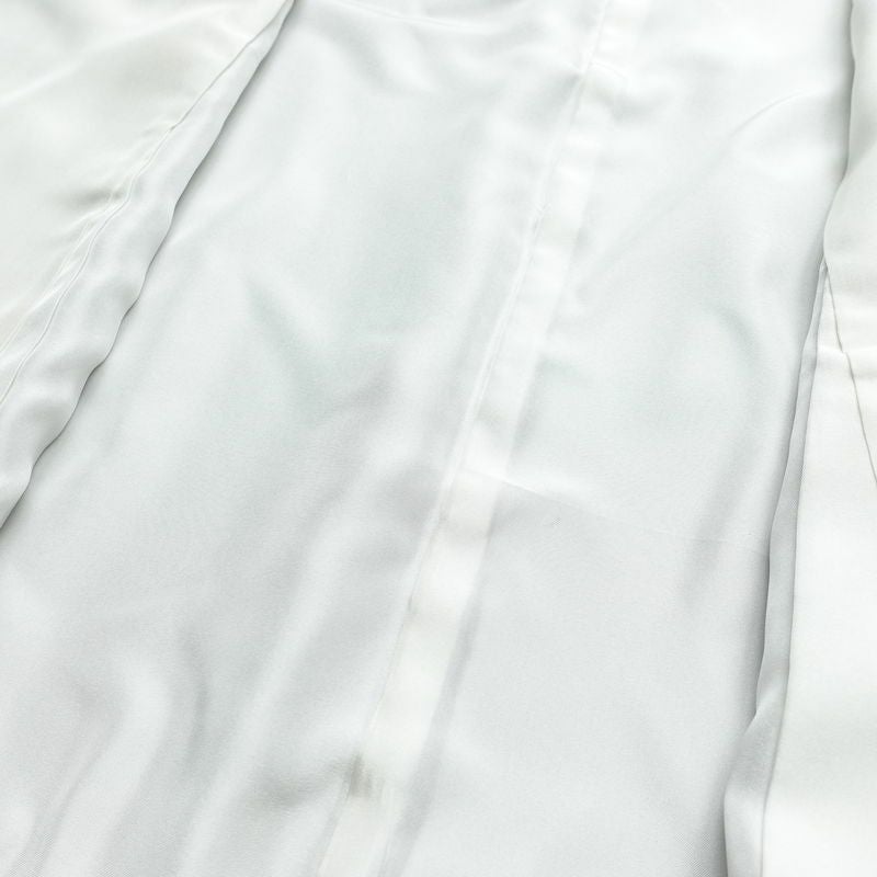 付け下げ 縮緬 正絹 古典柄 袷仕立て 身丈149cm 裄丈63cm リサイクル着物 着物 入学式 卒業式 七五三 お宮参り フォーマル シンプル 上品 グレー_画像20