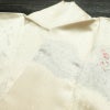 訪問着 絞り 綸子 一つ紋付き 正絹 古典柄 袷仕立て 身丈162.5cm 裄丈66cm リサイクル着物 着物 箔 入学式 卒業式 七五三 お宮参り フォーマル 上品 扇子 クリーム_画像17
