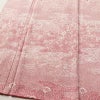 付け下げ 総柄 正絹 古典柄 袷仕立て 身丈159.5cm 裄丈62.5cm リサイクル着物 着物 ピンク_画像4