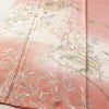 訪問着 良品 正絹 花柄 袷仕立て 身丈158.5cm 裄丈66.5cm リサイクル着物 着物 箔 金彩 入学式 結婚式 七五三 お宮参り フォーマル 華やか 四季花 ピンク_画像4