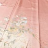 訪問着 良品 正絹 花柄 袷仕立て 身丈158.5cm 裄丈66.5cm リサイクル着物 着物 箔 金彩 入学式 結婚式 七五三 お宮参り フォーマル 華やか 四季花 ピンク_画像5