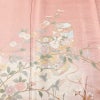 訪問着 良品 正絹 花柄 袷仕立て 身丈158.5cm 裄丈66.5cm リサイクル着物 着物 箔 金彩 入学式 結婚式 七五三 お宮参り フォーマル 華やか 四季花 ピンク_画像6