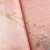 訪問着 良品 正絹 花柄 袷仕立て 身丈158.5cm 裄丈66.5cm リサイクル着物 着物 箔 金彩 入学式 結婚式 七五三 お宮参り フォーマル 華やか 四季花 ピンク_画像11