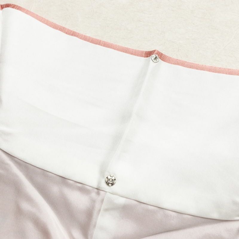 訪問着 良品 正絹 花柄 袷仕立て 身丈158.5cm 裄丈66.5cm リサイクル着物 着物 箔 金彩 入学式 結婚式 七五三 お宮参り フォーマル 華やか 四季花 ピンク_画像21