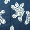 浴衣 バチ衿仕立て 紫陽花 綿 花柄 単衣仕立て 身丈146cm 裄丈64cm シンプル 夏用 青・紺_画像6