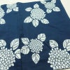浴衣 バチ衿仕立て 紫陽花 綿 花柄 単衣仕立て 身丈146cm 裄丈64cm シンプル 夏用 青・紺_画像13