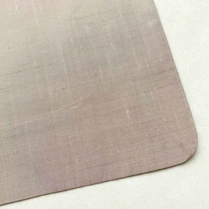 単衣 紬 紬着物 正絹 単衣仕立て 身丈158.5cm 裄丈66.5cm リサイクル着物 着物 薄物 モダン シンプル おしゃれ グラデーション 粋 茶_画像17