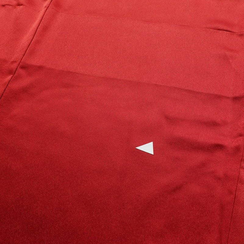 振袖 正絹 花柄 袷仕立て 身丈163cm 裄丈69.5cm リサイクル着物 着物 箔 金彩 成人式 二十歳 二十歳の集い フォーマル シンプル 赤・朱_画像11