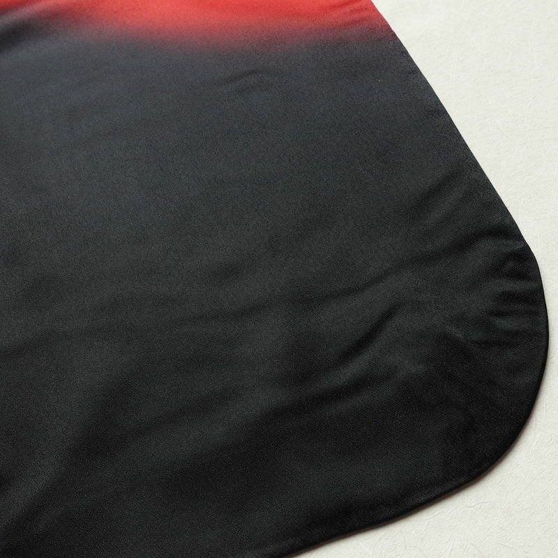 振袖 正絹 花柄 袷仕立て 身丈163cm 裄丈69.5cm リサイクル着物 着物 箔 金彩 成人式 二十歳 二十歳の集い フォーマル シンプル 赤・朱_画像14