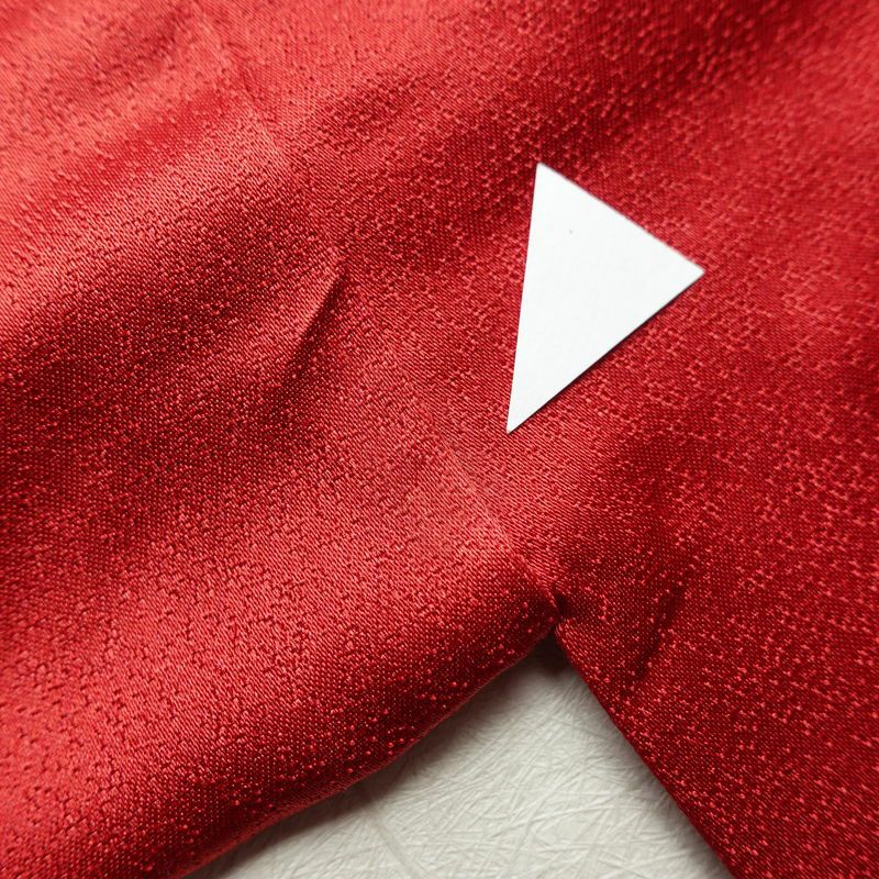 振袖 正絹 花柄 袷仕立て 身丈163cm 裄丈69.5cm リサイクル着物 着物 箔 金彩 成人式 二十歳 二十歳の集い フォーマル シンプル 赤・朱_画像20