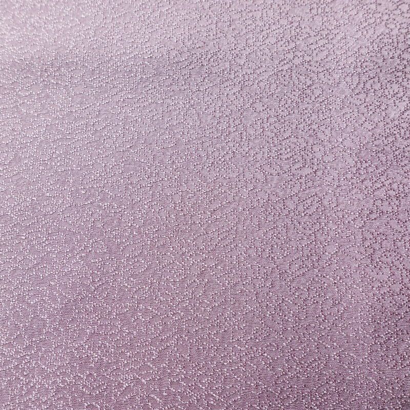 色無地 しつけ糸付き 一つ紋付き 正絹 その他の柄 袷仕立て 身丈158.5cm 裄丈65.5cm リサイクル着物 着物 お茶会 紫・藤色_画像7