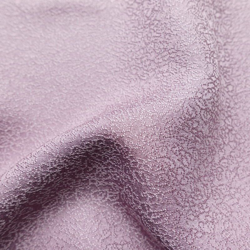 色無地 しつけ糸付き 一つ紋付き 正絹 その他の柄 袷仕立て 身丈158.5cm 裄丈65.5cm リサイクル着物 着物 お茶会 紫・藤色_画像21