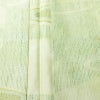 紬 良品 正絹 流水・波柄 袷仕立て 身丈162cm 裄丈64cm リサイクル着物 一部しつけ糸付き つむぎ 着物 緑・うぐいす色_画像6