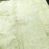 紬 良品 正絹 流水・波柄 袷仕立て 身丈162cm 裄丈64cm リサイクル着物 一部しつけ糸付き つむぎ 着物 緑・うぐいす色_画像14