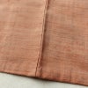 単衣 紬 良品 草木染 しつけ糸付き 正絹 無地 単衣仕立て 身丈158.5cm 裄丈64.5cm シンプル 着物 ピンクオレンジ 橙_画像11