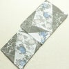 新品 浴衣 綿絽 国内染色 国内加工 女性用 絽 綿 グレー 花 しつけ糸付き 未使用品 ゆかた くすみカラー シック モダン しっとり_画像1