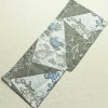 新品 浴衣 綿絽 国内染色 国内加工 女性用 絽 綿 グレー 花 しつけ糸付き 未使用品 ゆかた くすみカラー シック モダン しっとり_画像2