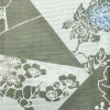 新品 浴衣 綿絽 国内染色 国内加工 女性用 絽 綿 グレー 花 しつけ糸付き 未使用品 ゆかた くすみカラー シック モダン しっとり_画像3