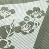 新品 浴衣 綿絽 国内染色 国内加工 女性用 絽 綿 グレー 花 しつけ糸付き 未使用品 ゆかた くすみカラー シック モダン しっとり_画像4
