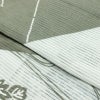 新品 浴衣 綿絽 国内染色 国内加工 女性用 絽 綿 グレー 花 しつけ糸付き 未使用品 ゆかた くすみカラー シック モダン しっとり_画像8
