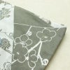 新品 浴衣 綿絽 国内染色 国内加工 女性用 絽 綿 グレー 花 しつけ糸付き 未使用品 ゆかた くすみカラー シック モダン しっとり_画像10