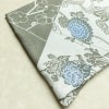 新品 浴衣 綿絽 国内染色 国内加工 女性用 絽 綿 グレー 花 しつけ糸付き 未使用品 ゆかた くすみカラー シック モダン しっとり_画像12