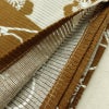 新品 浴衣 綿絽 国内染色 国内加工 女性用 絽 綿 茶 花 しつけ糸付き 未使用品 ゆかた シック モダン しっとり_画像11