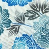 新品 浴衣 綿絽 国内染色 国内加工 女性用 絽 綿 ブルー 花 しつけ糸付き 未使用品 ゆかた 菊 シック モダン しっとり_画像5