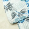 新品 浴衣 綿絽 国内染色 国内加工 女性用 絽 綿 ブルー 花 しつけ糸付き 未使用品 ゆかた 菊 シック モダン しっとり_画像9