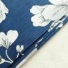 新品 浴衣 滝流れ織 国内染色 国内加工 女性用 綿 青 花 しつけ糸付き 未使用品 ゆかた レトロ シック モダン_画像13