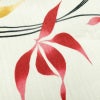 新品 浴衣 滝流れ織 国内染色 国内加工 女性用 綿 グレー 木の葉・植物 しつけ糸付き 未使用品 ゆかた レトロ シック モダン しっとり_画像7