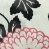 新品 浴衣 滝流れ織 国内染色 国内加工 女性用 綿 白 花 しつけ糸付き 未使用品 ゆかた レトロ モダン 菊_画像6