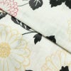 新品 浴衣 滝流れ織 国内染色 国内加工 女性用 綿 白 花 しつけ糸付き 未使用品 ゆかた レトロ モダン 菊_画像8