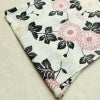 新品 浴衣 滝流れ織 国内染色 国内加工 女性用 綿 白 花 しつけ糸付き 未使用品 ゆかた レトロ モダン 菊_画像12