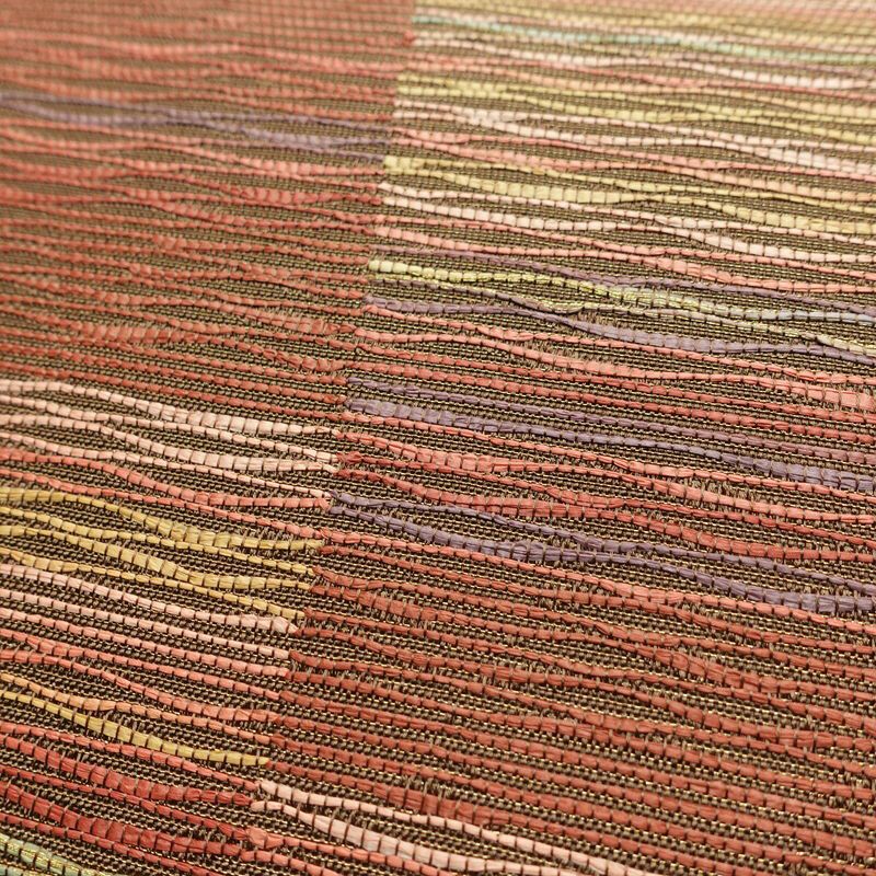 袋帯 六通柄 良品 一般用 正絹 その他の柄 リサイクル帯 帯 モダン 多色使い_画像6