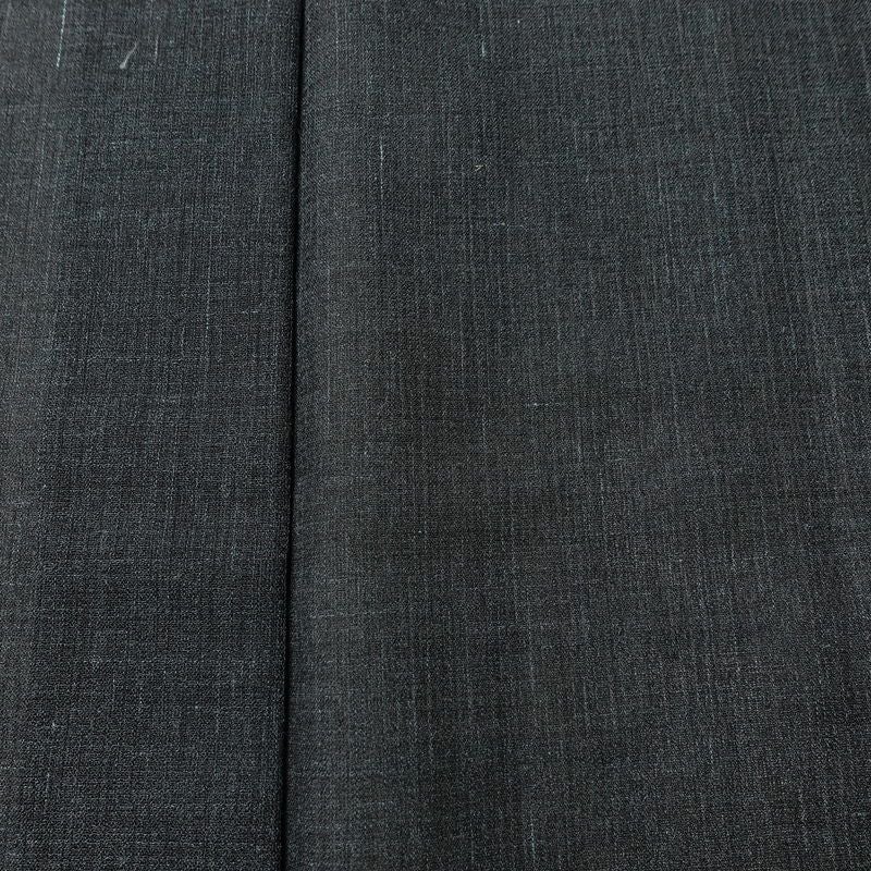 男性用 着物 美品 夏用 しつけ糸付き 正絹 無地 単衣仕立て 身丈140.5cm 裄丈66.5cm リサイクル着物 着物 未使用品 薄物 グレー_画像6