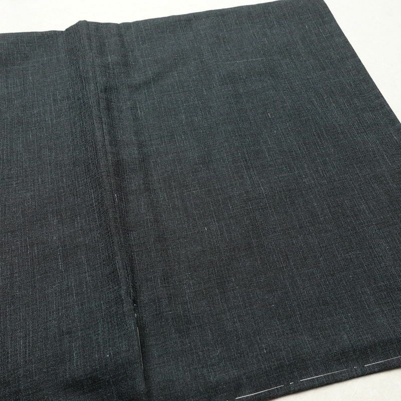 男性用 着物 美品 夏用 しつけ糸付き 正絹 無地 単衣仕立て 身丈140.5cm 裄丈66.5cm リサイクル着物 着物 未使用品 薄物 グレー_画像13