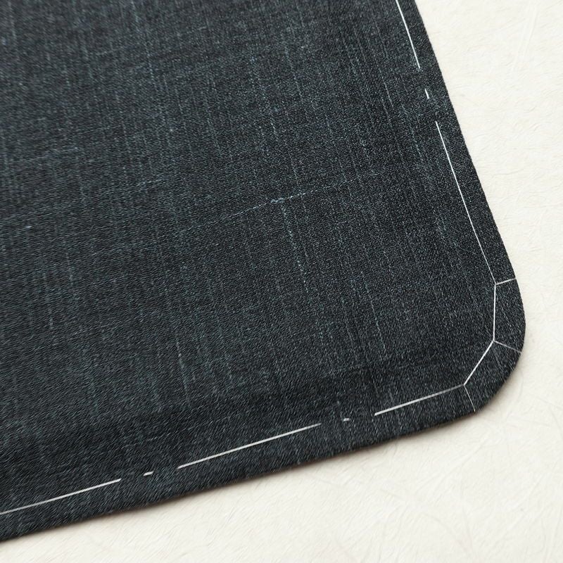 男性用 着物 美品 夏用 しつけ糸付き 正絹 無地 単衣仕立て 身丈140.5cm 裄丈66.5cm リサイクル着物 着物 未使用品 薄物 グレー_画像15