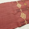 名古屋帯 六通柄 正絹 古典柄 通し仕立て なごや帯 リサイクル帯 帯 紬地 ピンク_画像16