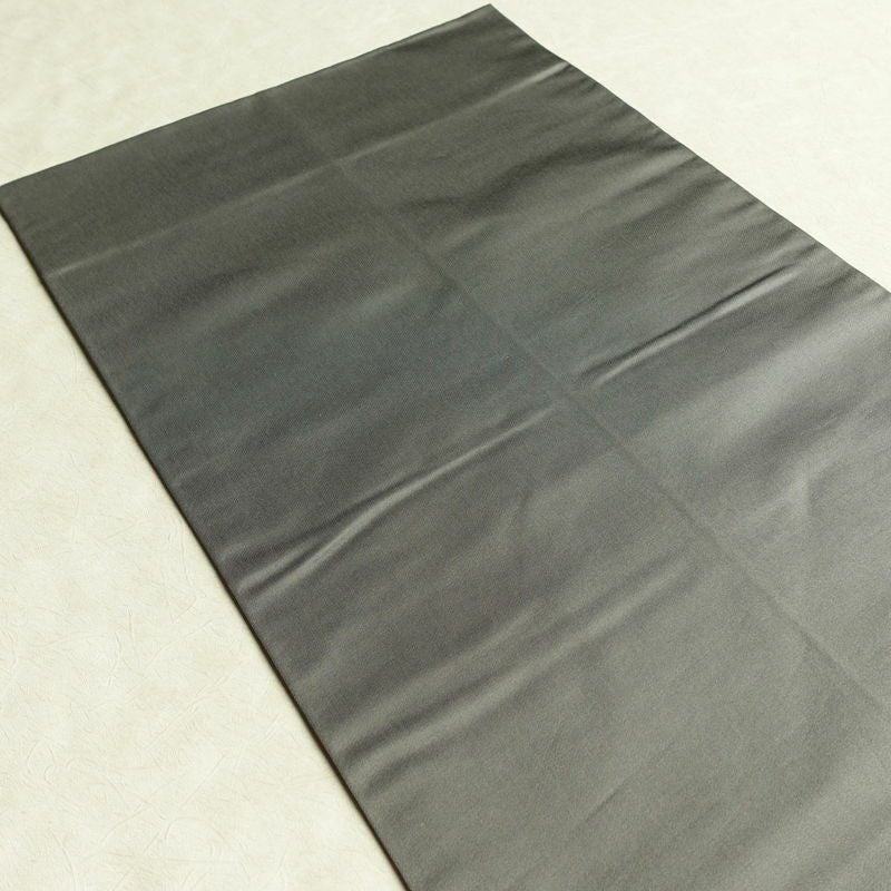 名古屋帯 太鼓柄 正絹 幾何学柄・抽象柄 通し仕立て なごや帯 リサイクル帯 帯 刺繍 引箔 グレー_画像15