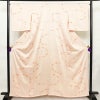 小紋 絞り 正絹 古典柄 袷仕立て 身丈160.5cm 裄丈66cm リサイクル着物 着物 ピンク_画像1