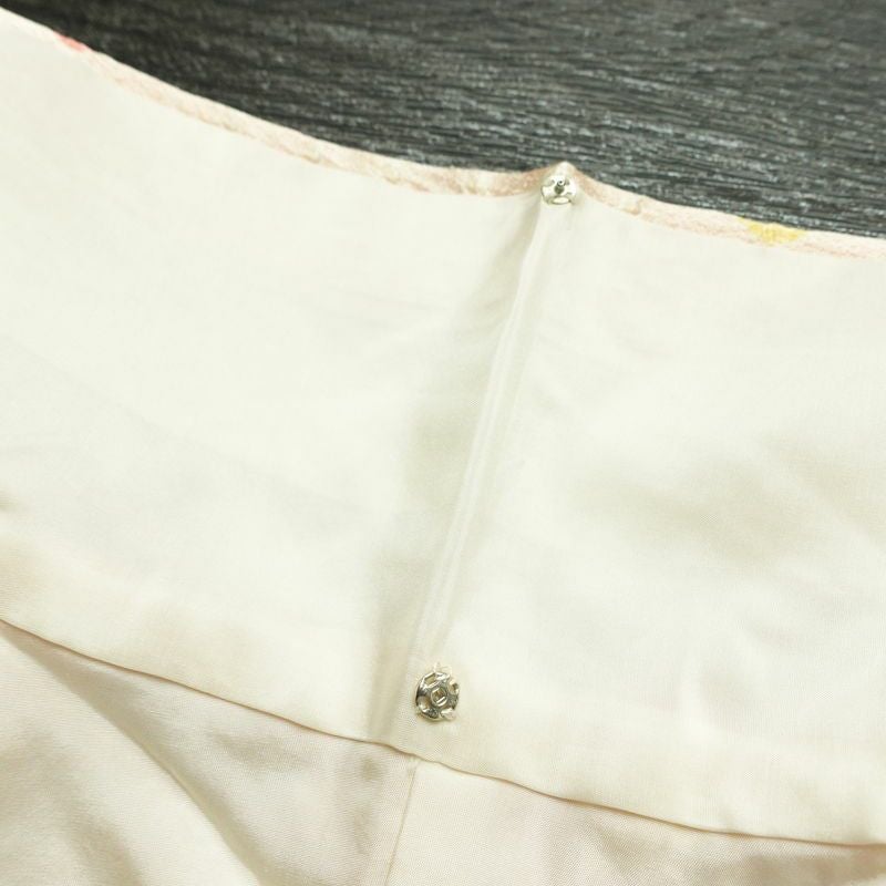 小紋 絞り 正絹 古典柄 袷仕立て 身丈160.5cm 裄丈66cm リサイクル着物 着物 ピンク_画像20