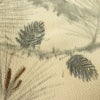 付け下げ 縮緬 一つ紋付き 正絹 木の葉・植物柄 袷仕立て 身丈159.5cm 裄丈64.5cm リサイクル着物 着物 刺繍 松 ベージュ_画像7