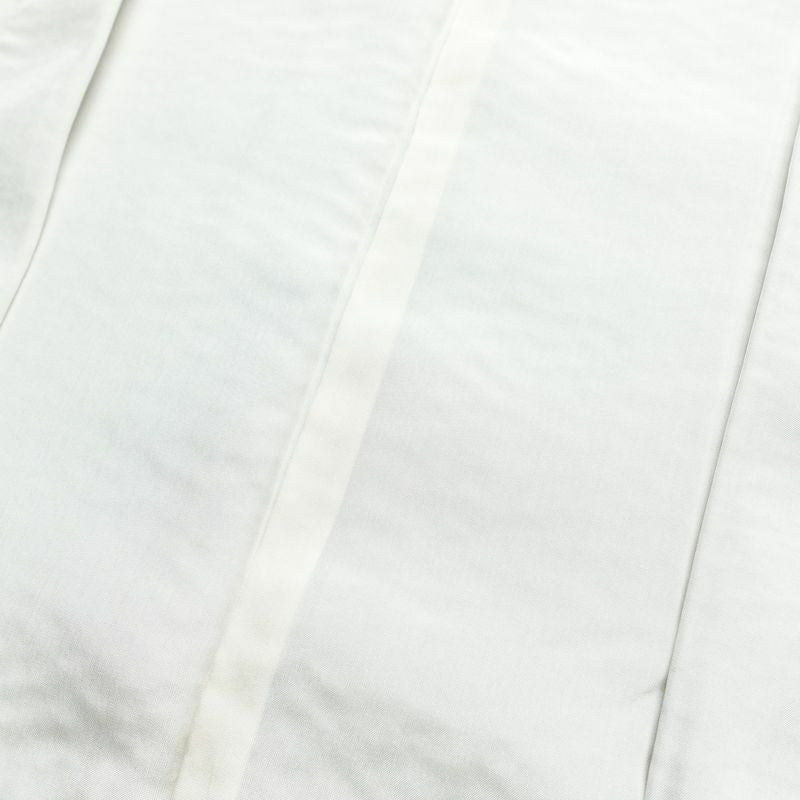 小紋 しつけ糸付き 絞り 正絹 木の葉・植物柄 袷仕立て 身丈155cm 裄丈62.5cm リサイクル着物 着物 紫・藤色_画像17